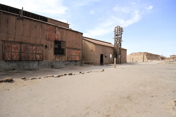 Santa Laura Humberstone saltpetre processing plant, Iquique, Chile — Stock Photo, Image