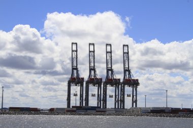 Port of Montevideo Uruguay clipart