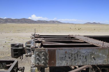 Uyuni Bolivya Tren Mezarlığı