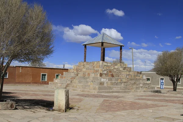 Cidade pequena, San Cristobal, Eduardo Alveroa, Uyuni Bolívia , — Fotografia de Stock