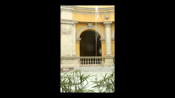 Fonteinen van santiago — Stockvideo