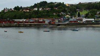 liman puerto montt, görünümünü Şili