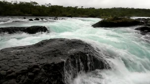Waterfalls of petrohue — Stock Video