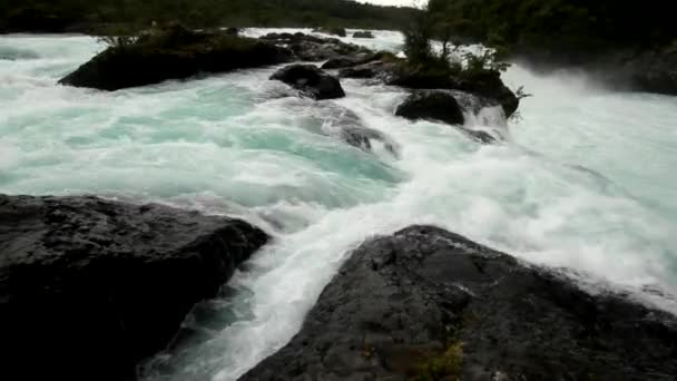 Waterfalls of petrohue — Stock Video