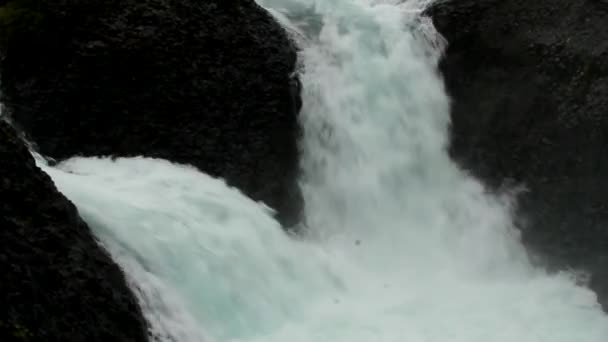 Waterfalls of petrohue — Stock Video