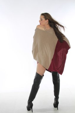 genç seksi üstsüz modeli