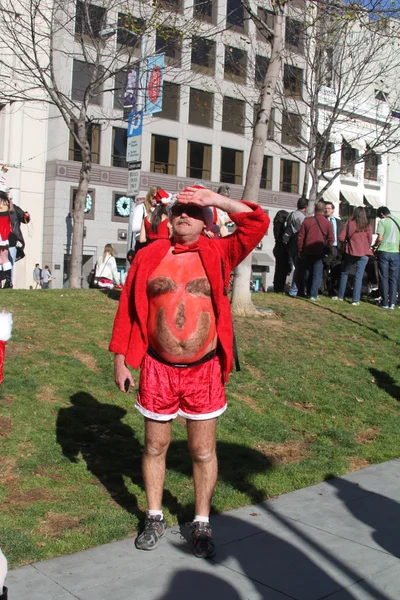 SantaCon, San Francisco — Stock Photo, Image