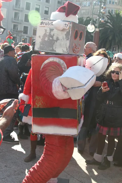 Santacon，三藩市 — 图库照片