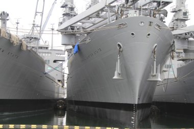 büyük gemileri Deniz Müzesi ve dock
