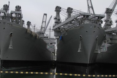 büyük gemileri Deniz Müzesi ve dock