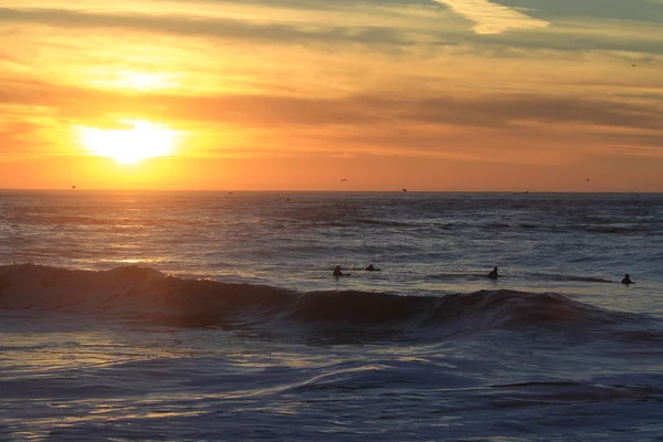 Pôr-do-sol do Oceano San Francisco — Fotografia de Stock