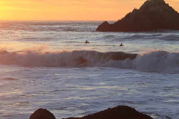 San francisco oceán západu slunce — Stock fotografie