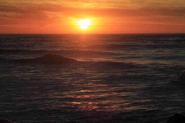San francisco oceaan zonsondergang — Stockfoto