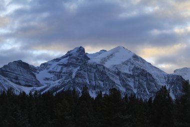 kış sahne. Banff, alberta, Kanada