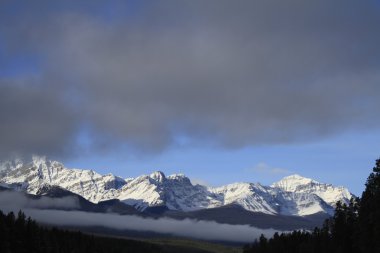 kış sahne. Banff, alberta, Kanada