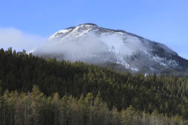 kış sahne. Banff, alberta, Kanada