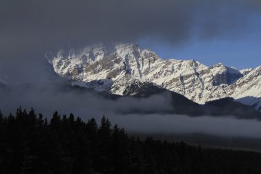 kış sahne. Banff, alberta, Kanada