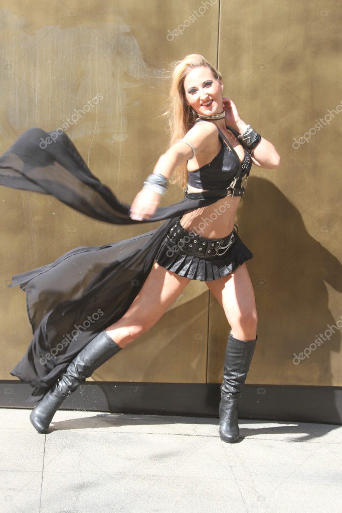 Dancer in leather