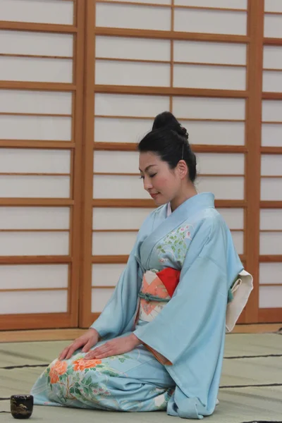 Tea Ceremony - Cherry Blossom Festival — Stock Photo, Image