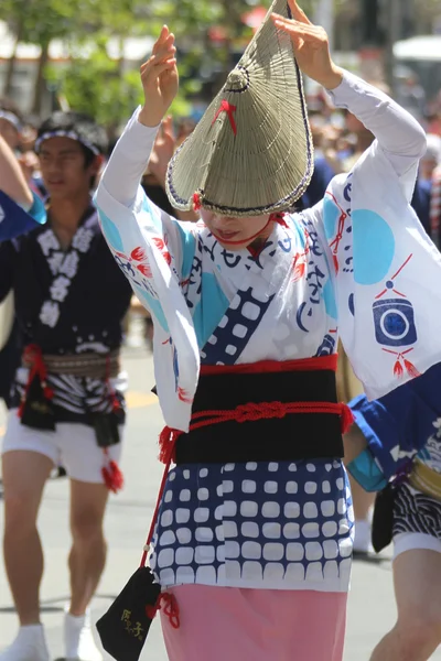 벚꽃 축제-그랜드 퍼레이드 샌 프란 시스 코 — 스톡 사진