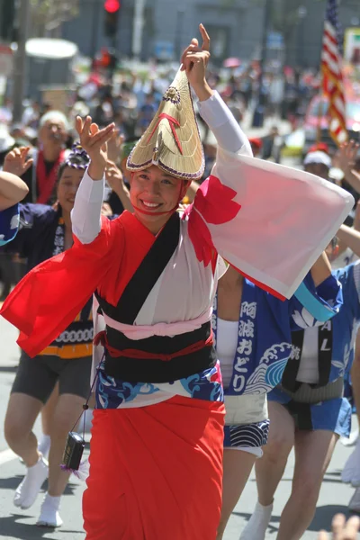 Kirschblütenfest - große Parade San Francisco — Stockfoto