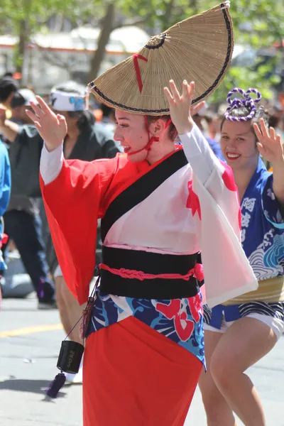 Festivalul Cherry Blossom - Grand Parade San Francisco — Fotografie, imagine de stoc