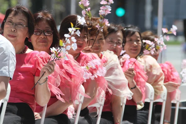 Cherry Blossom festivaali - Grand Parade San Francisco — kuvapankkivalokuva