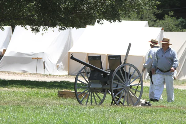 Polgárháború reenactment — Stock Fotó