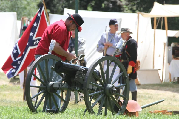 Civil War Reenactment — Stock Photo, Image