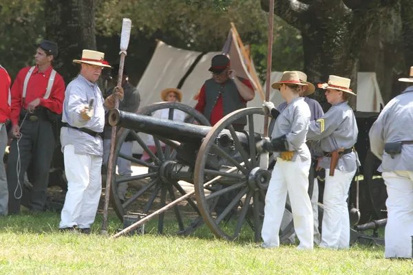 Polgárháború reenactment — Stock Fotó