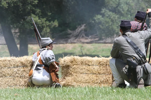 Reconstitution de la guerre civile — Photo