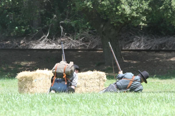 Iç savaş reenactment — Stok fotoğraf