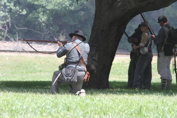 Polgárháború reenactment — Stock Fotó