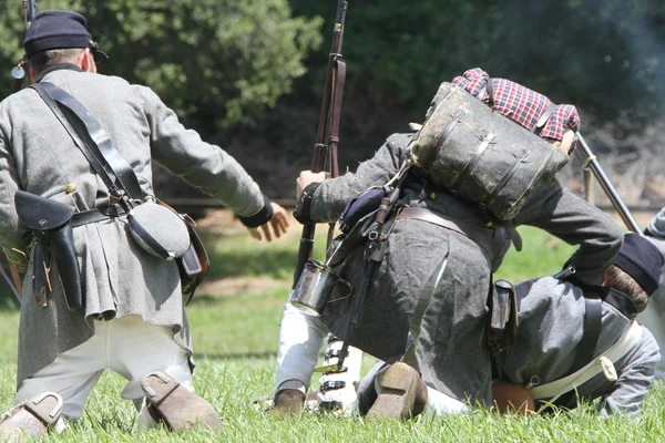 Polgárháború reenactment — Stock Fotó