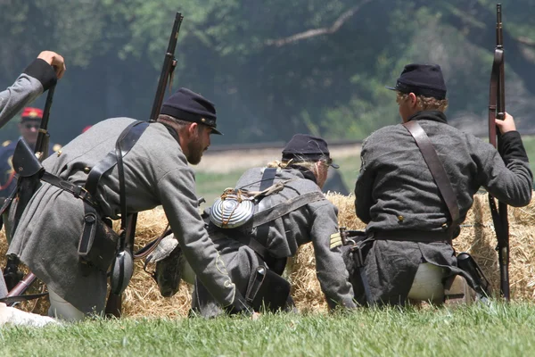 Iç savaş reenactment — Stok fotoğraf