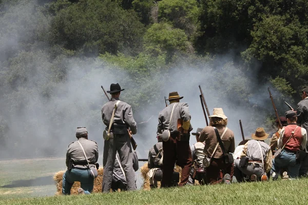 Polgárháború reenactment — Stock Fotó