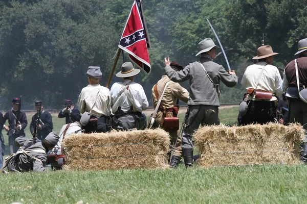 Iç savaş reenactment — Stok fotoğraf