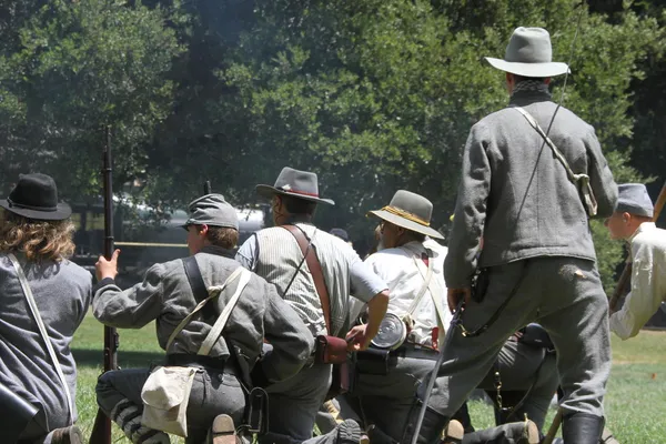 Iç savaş reenactment — Stok fotoğraf