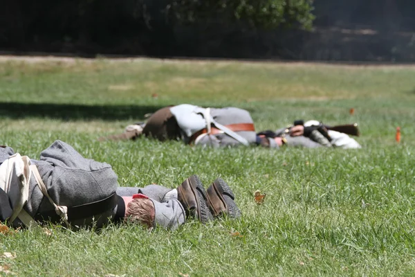 Polgárháború reenactment — Stock Fotó