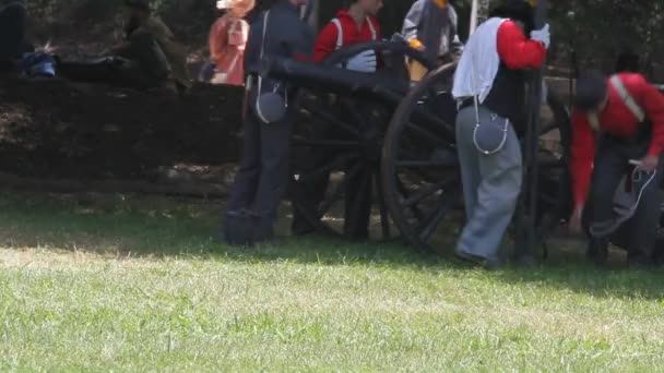 Civil War Reenactment — Stock Video