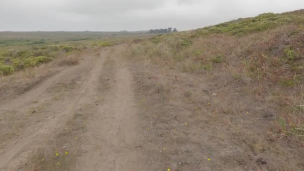 Biking Point Reyes National Seashore — Stock Video