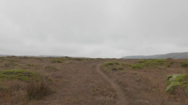 Bicicleta Point Reyes Costa Nacional — Vídeo de Stock