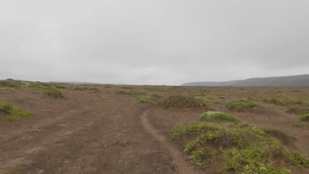 Biking Point Reyes National Seashore — Stock Video