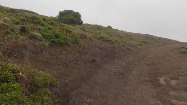 Bicicletta Point Reyes Spiaggia Nazionale — Video Stock