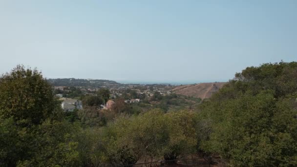 Volando Sobre Colinas Valles California — Vídeos de Stock