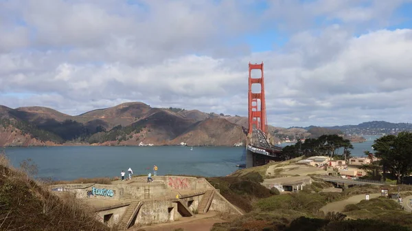 2021 San Francisco California View Golden Gate Bridge San Francisco — Stock Photo, Image