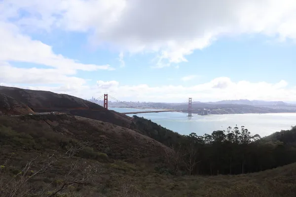 2021 San Francisco Kalifornia Kilátás Golden Gate Hídra San Franciscóban — Stock Fotó