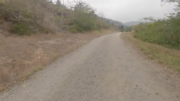 Cyklistika Point Reyes Národní Pobřeží — Stock video