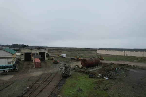 Mendocino California 2021 Tren Müzesi — Stok fotoğraf