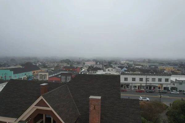 Fort Bragg California 2021 Vista Aérea Fort Bragg — Foto de Stock